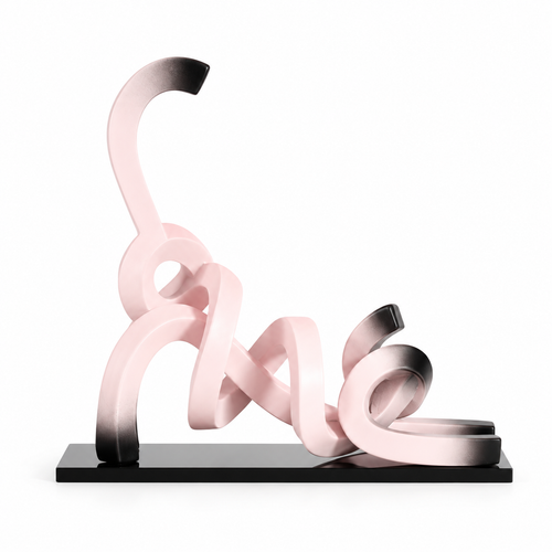 Ribbon Cat Sculpture